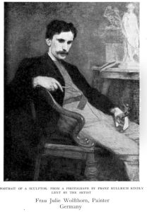 Portrait ofsculptor Georg Wolf