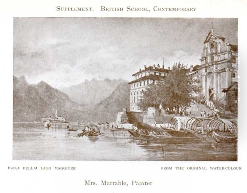 Isola Bella Lago Maggiore Oil Painting by Madeline Marrable