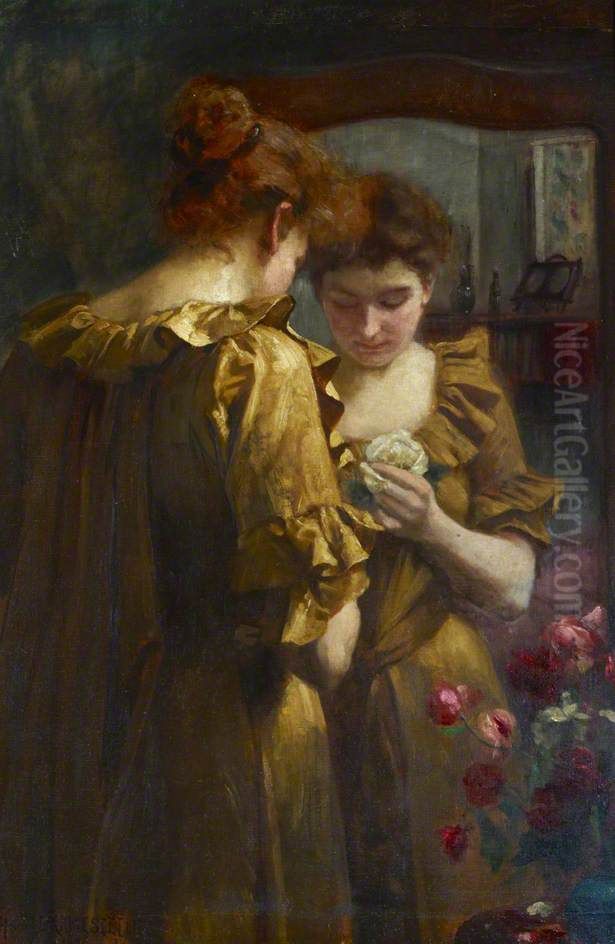 Study Oil Painting by Helena Arsene Darmesteter
