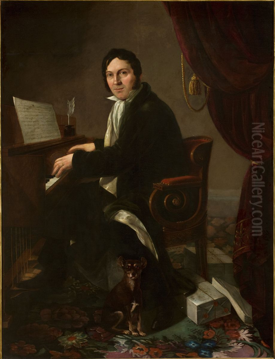 Portret Karola Kurpinskiego Oil Painting by Alexander Molinari