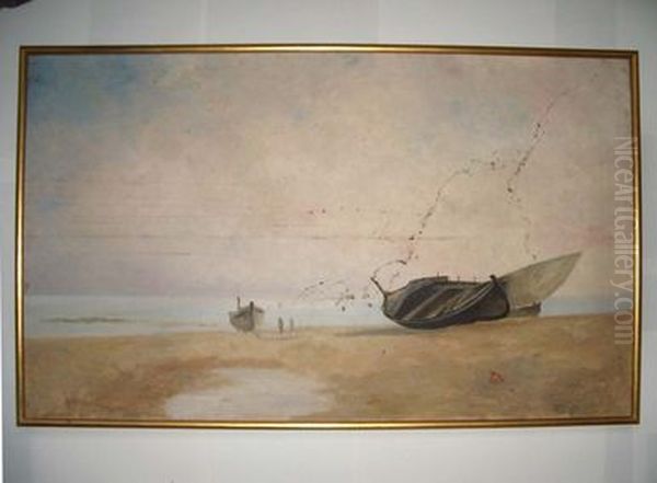 Marina Oil Painting by Rafael Maso i Valenti