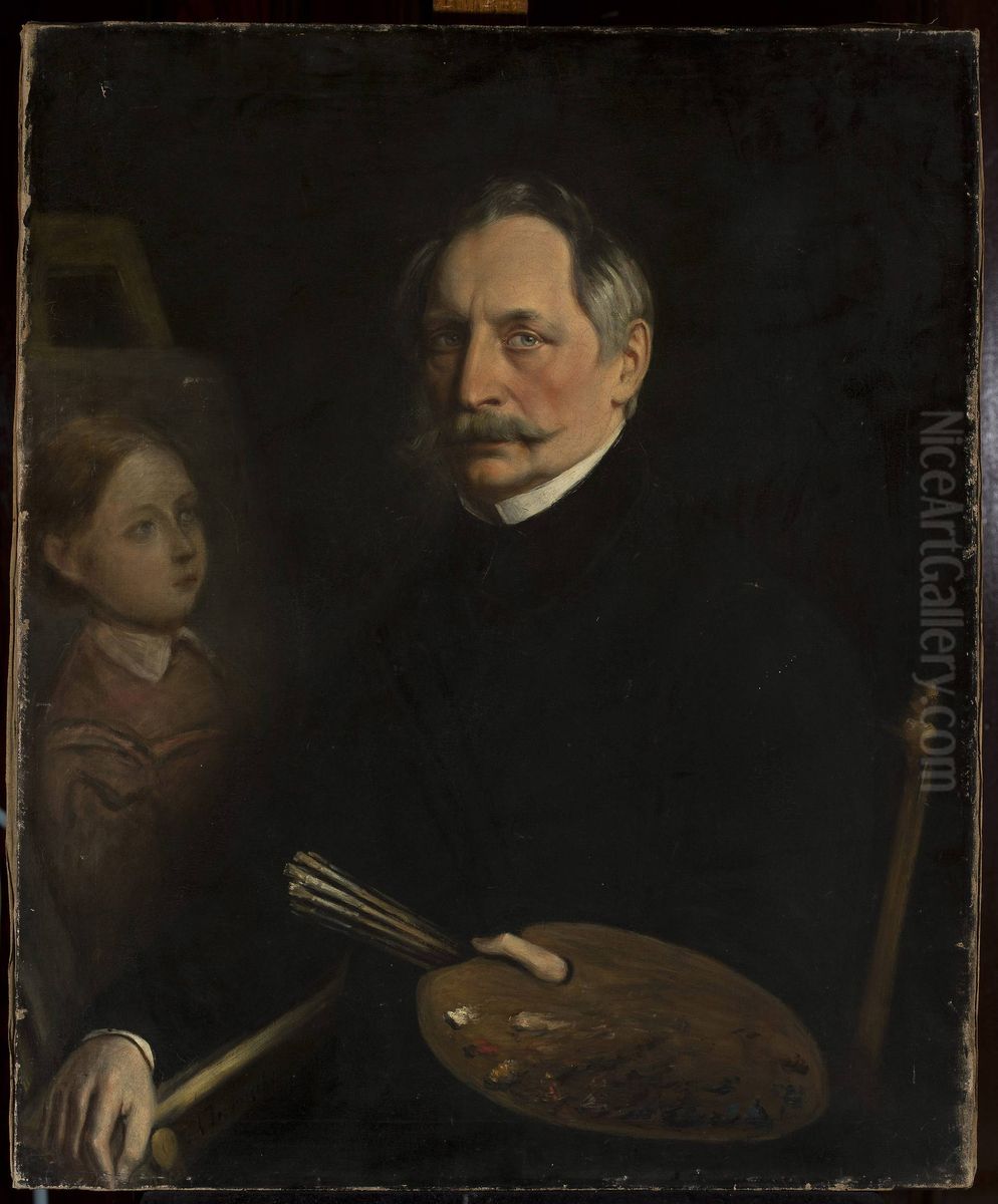 Self-portrait Oil Painting by Antoni Ziemiecki
