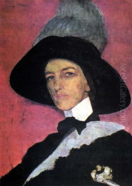 Self-portrait Oil Painting by Elizaveta Kruglikova