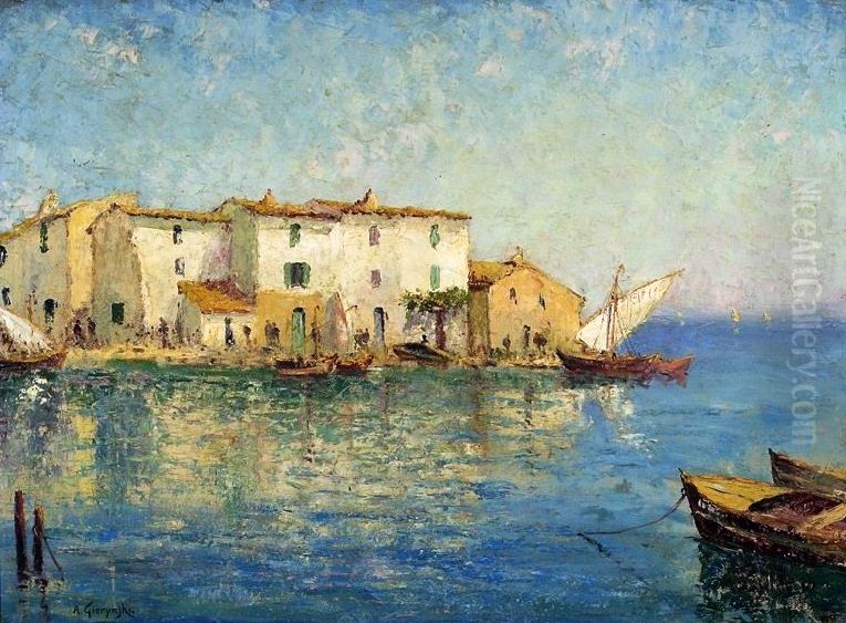 Blick auf Venedig Oil Painting by Aleksander Gierymski