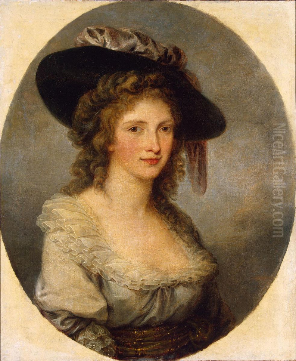 Self-portrait Oil Painting by Angelica Kauffmann