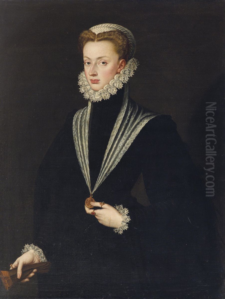 Archduchess Anna of Austria Oil Painting by Sofonisba Anguissola