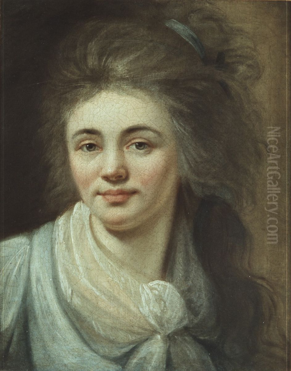 Self-portrait Oil Painting by Ludovike Simanowiz