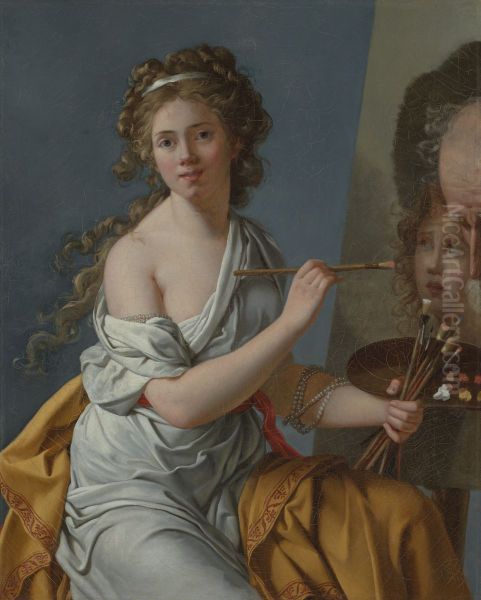 Selbstbildnis Oil Painting by Marie-Guillemine Benoist