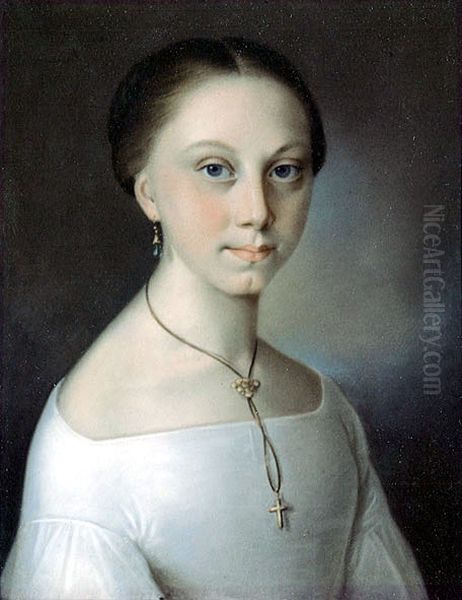 Self-portrait Oil Painting by Franziska Riotte