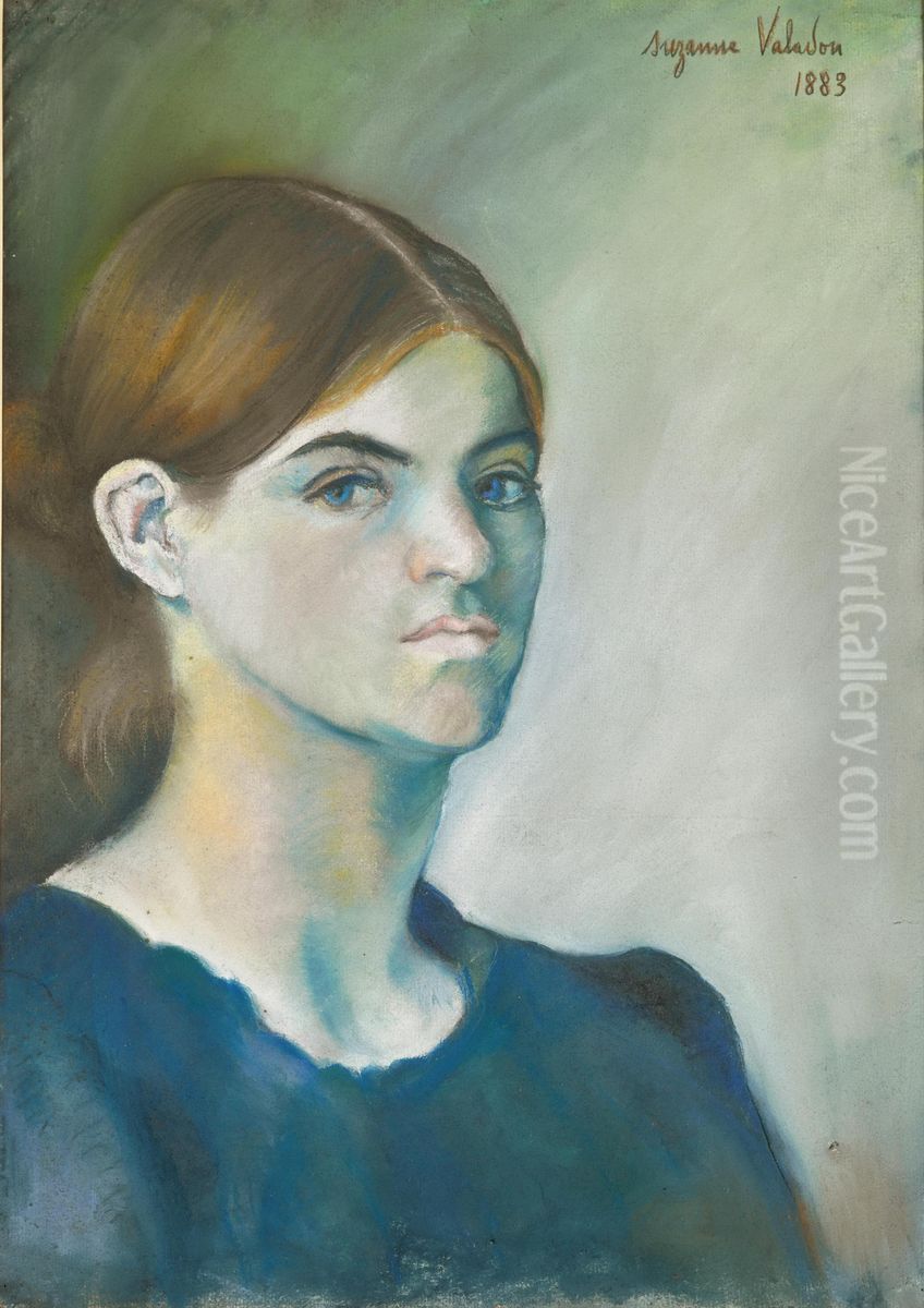 Self-portrait Oil Painting by Suzanne Valadon
