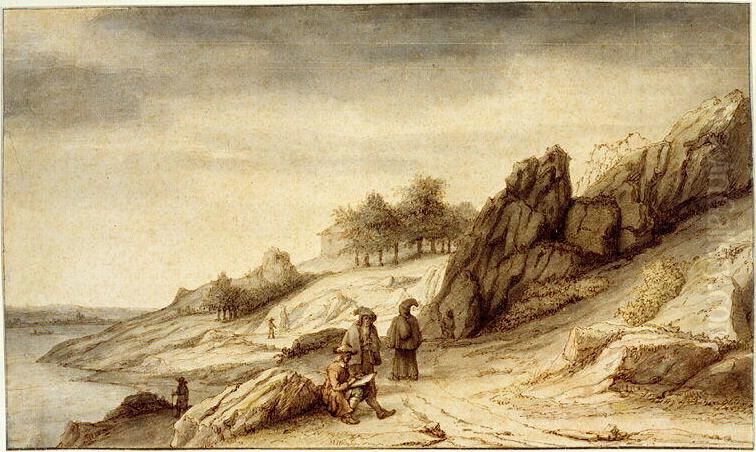 The Hermitage of the Minor Capuchins near Nantes. Oil Painting by Lambert Doomer