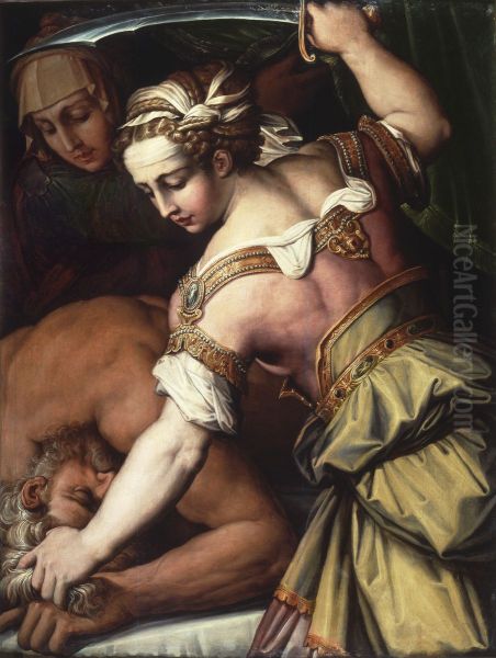 Judith and Holofernes Oil Painting by Giorgio Vasari