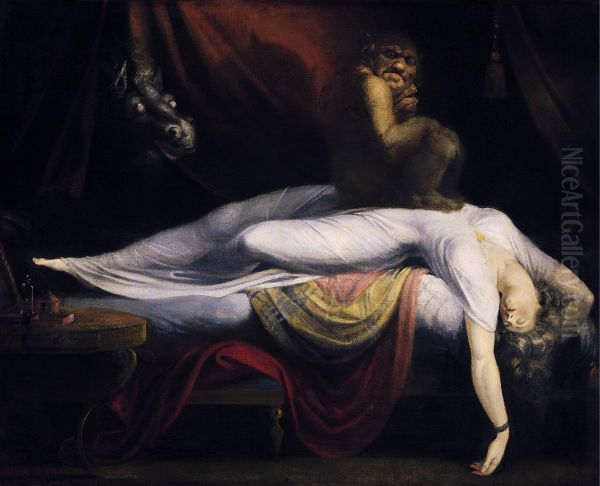 Nachtmahr Oil Painting by Henry Fuseli