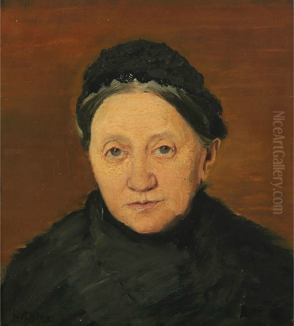 no default Oil Painting by Laurits Andersen Ring