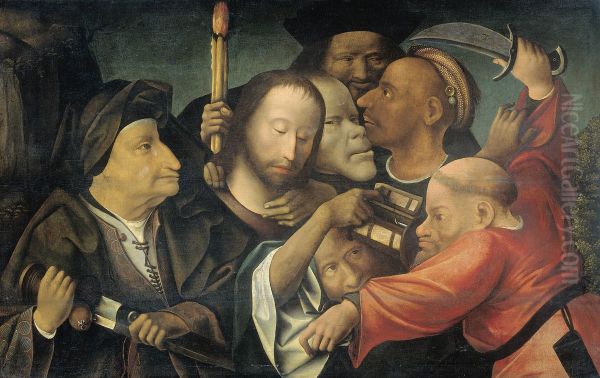 The Arrest of Christ Oil Painting by Hieronymous Bosch