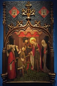 Santa Llucia repartint almoines