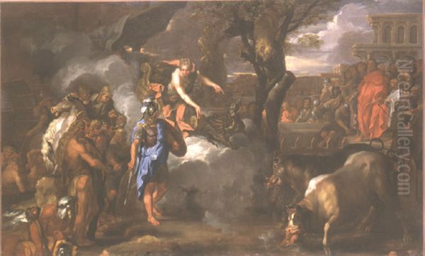 La Conquete de la Toison d'or Paris Oil Painting by Pierre Monier