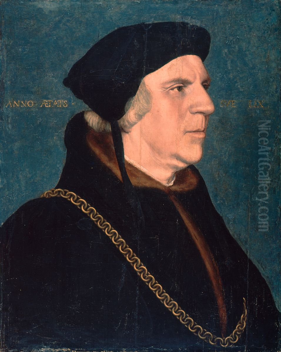 Sir William Butts Oil Painting by Hans Holbein the Younger