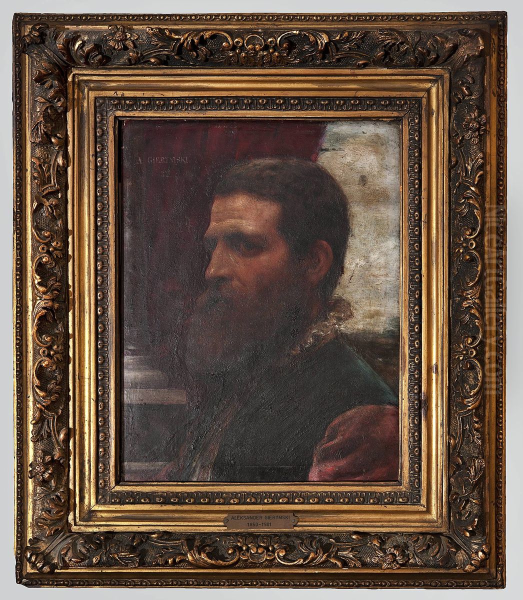 Buste eines Mannes im Renaissancekostum Oil Painting by Aleksander Gierymski