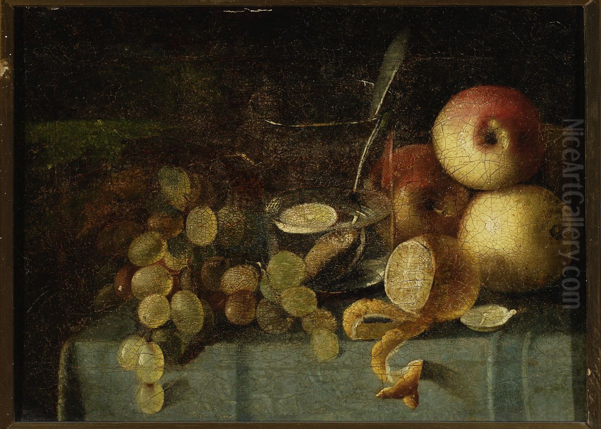 Still life with a glass Oil Painting by Ivan Khrutsky