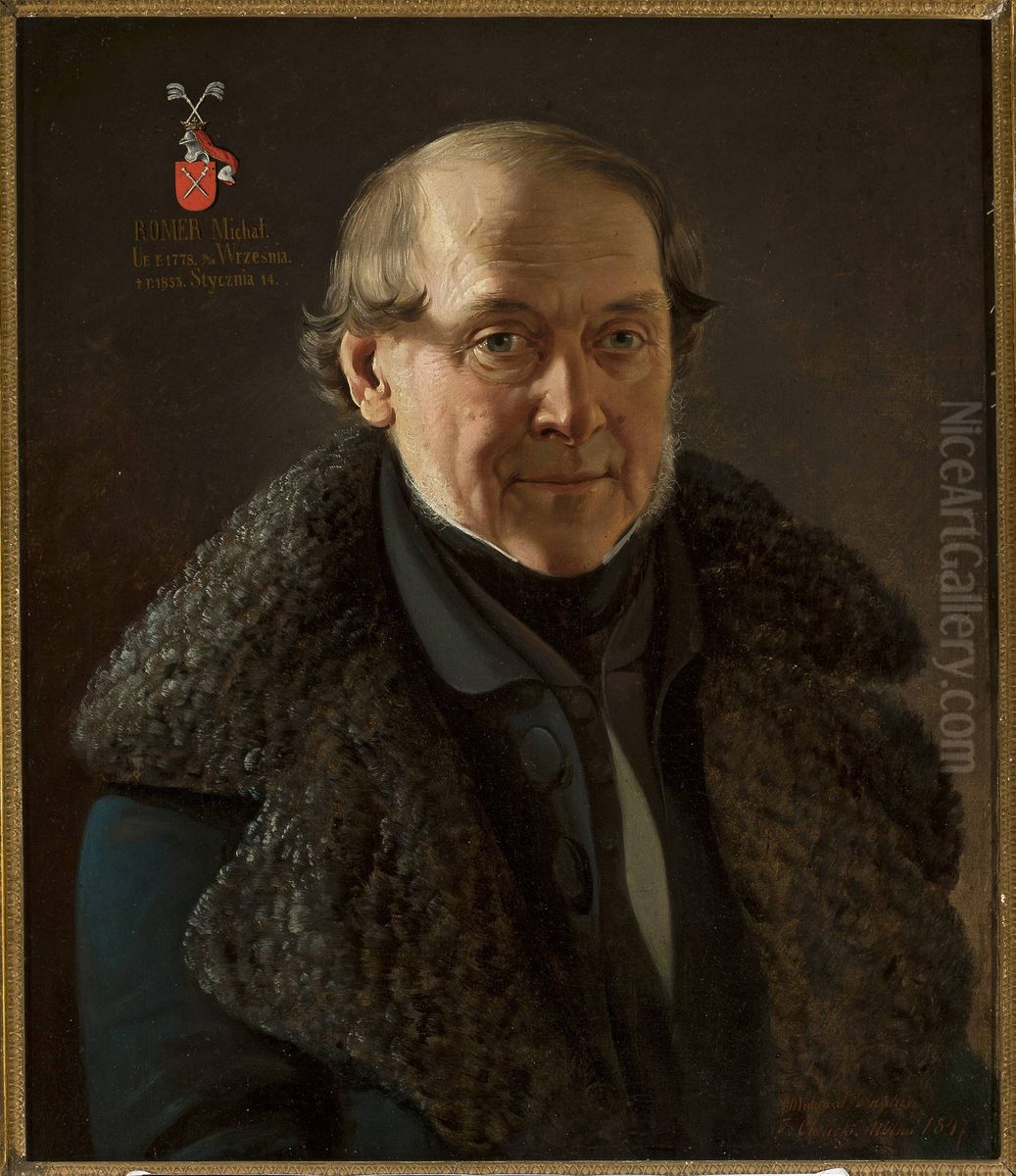 Portrait of Michal Jozef Romer (1778-1853), marshal of the Vilnius gentry Oil Painting by Ivan Khrutsky