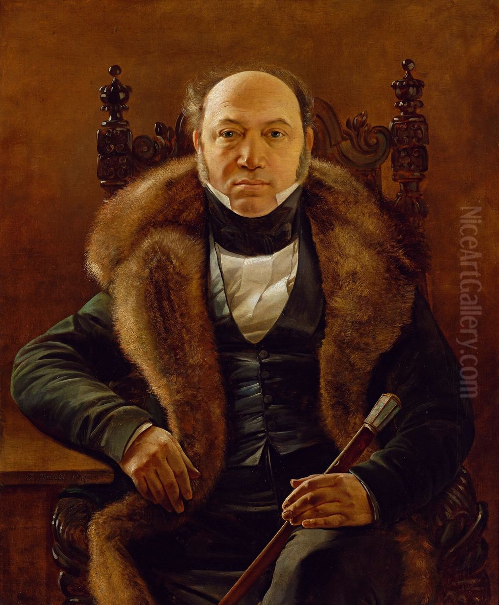 Portrait of Mikolaj Malinowski. Oil Painting by Ivan Khrutsky