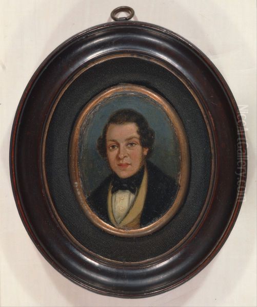 Portrait of Abram Constable, brother of the artist Oil Painting by John Constable