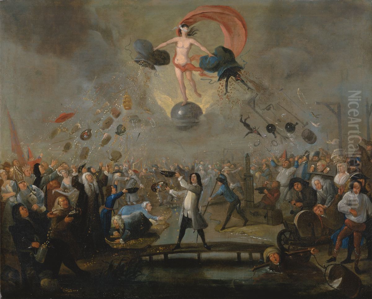 Allegory of Fortune Oil Painting by Balthazar Nebot