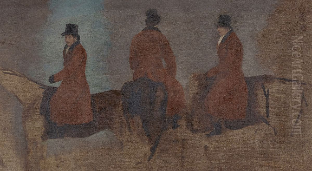 Studies of Riders in the Hunting Field Oil Painting by Benjamin Marshall Studies of Riders in the Hunting Field Oil Painting by Benjamin Marshall