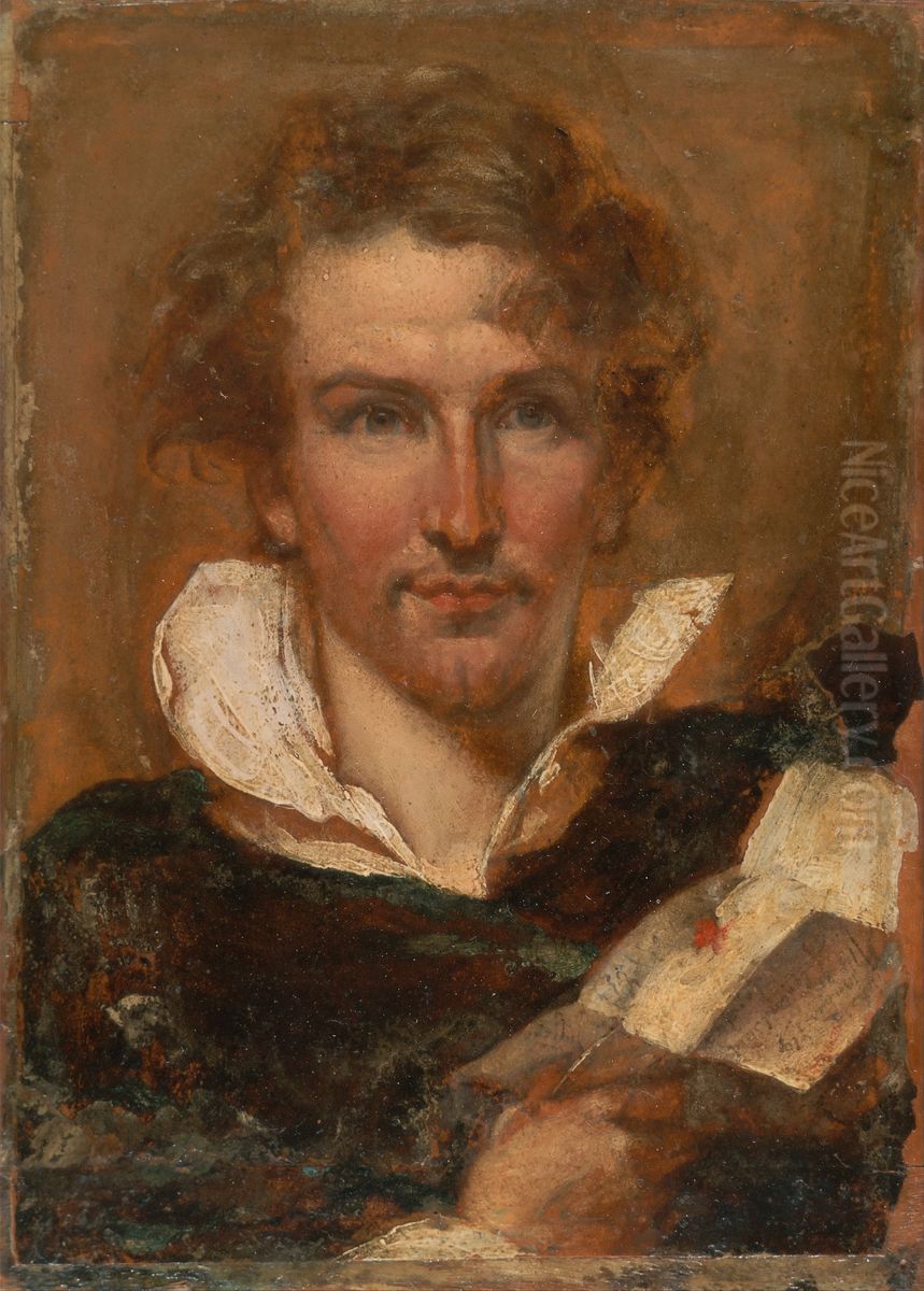 Self-Portrait Oil Painting by William Etty