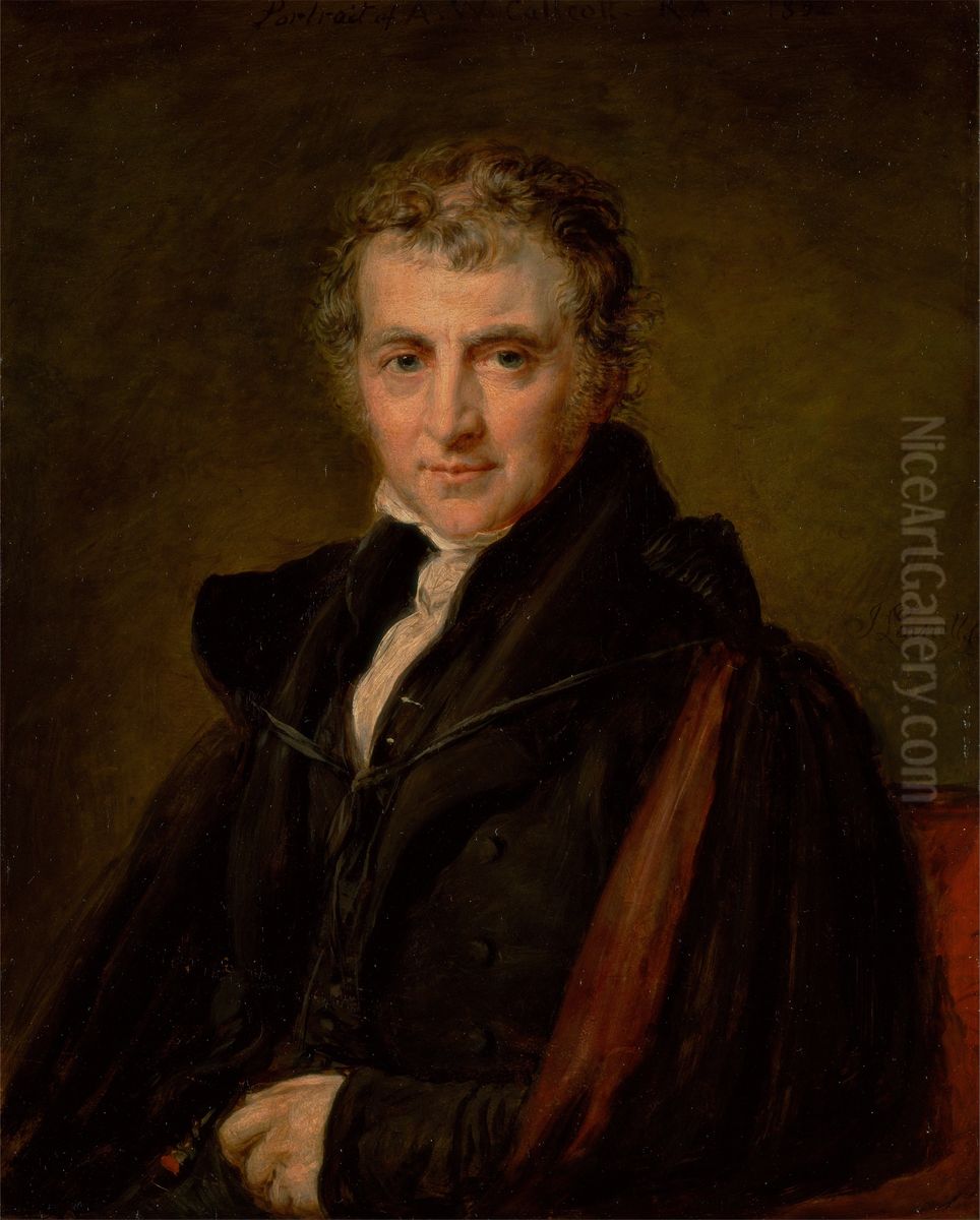 Augustus Wall Callcott, R.A. Oil Painting by John Linnell