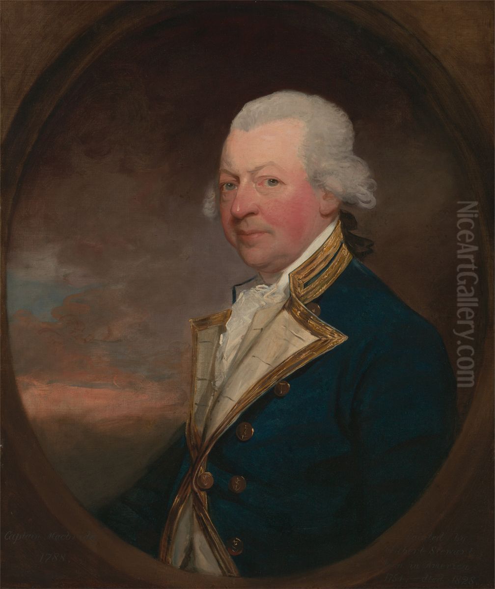 Captain John MacBride Oil Painting by Gilbert Stuart