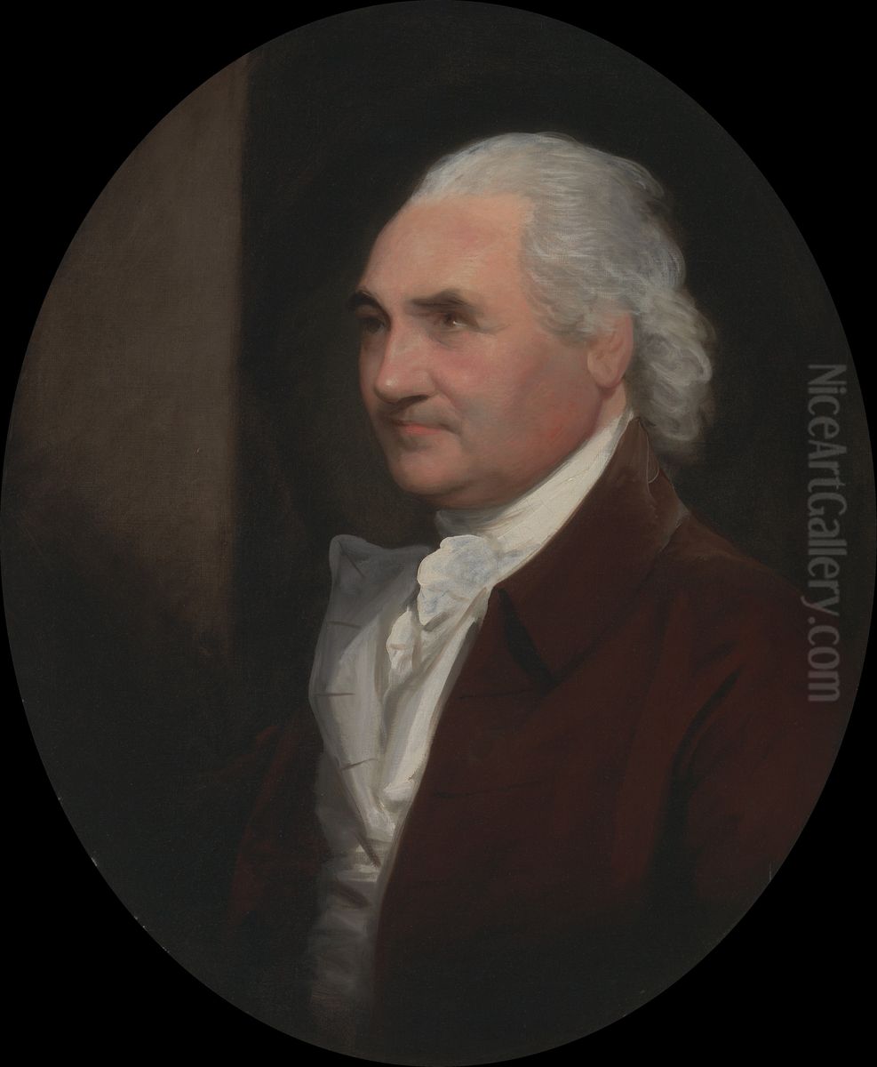 Colonel Isaac Barre Oil Painting by Gilbert Stuart