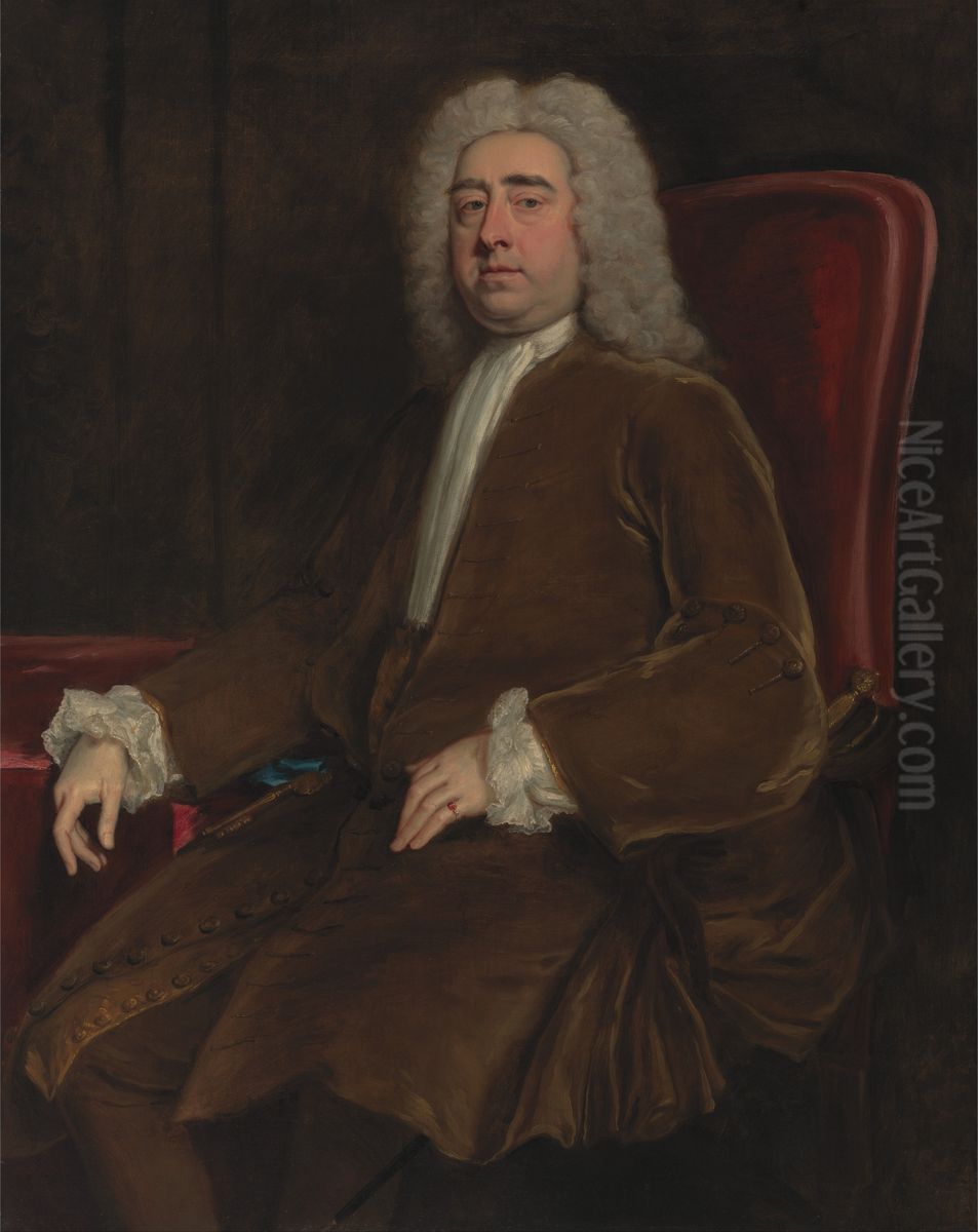 Francis, 2nd Earl of Godolphin Oil Painting by Jonathan Richardson