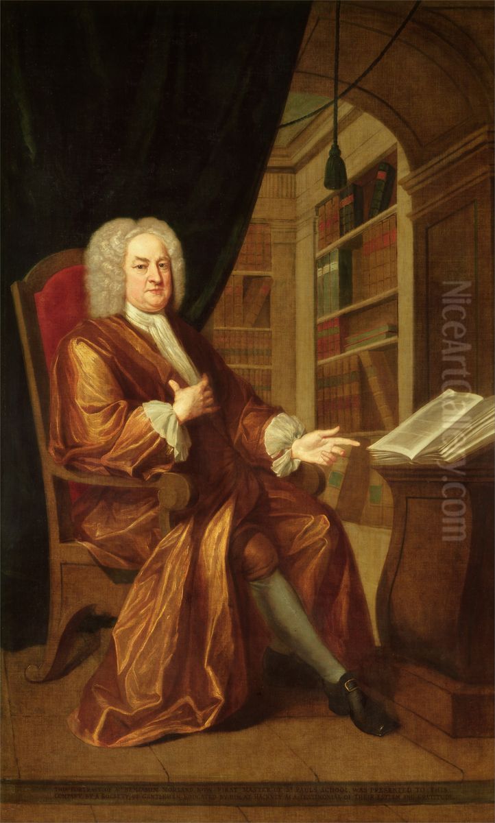 Benjamin Moreland, High Master of St. Paul's School Oil Painting by John Smibert