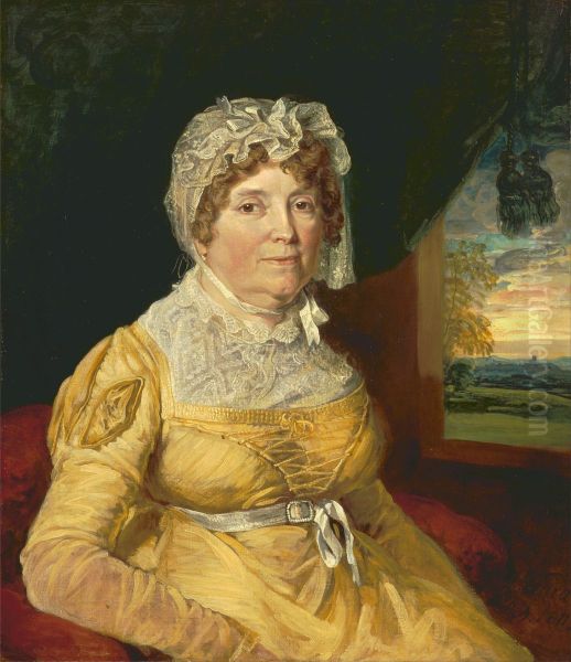 An Unknown Woman Oil Painting by James Ward