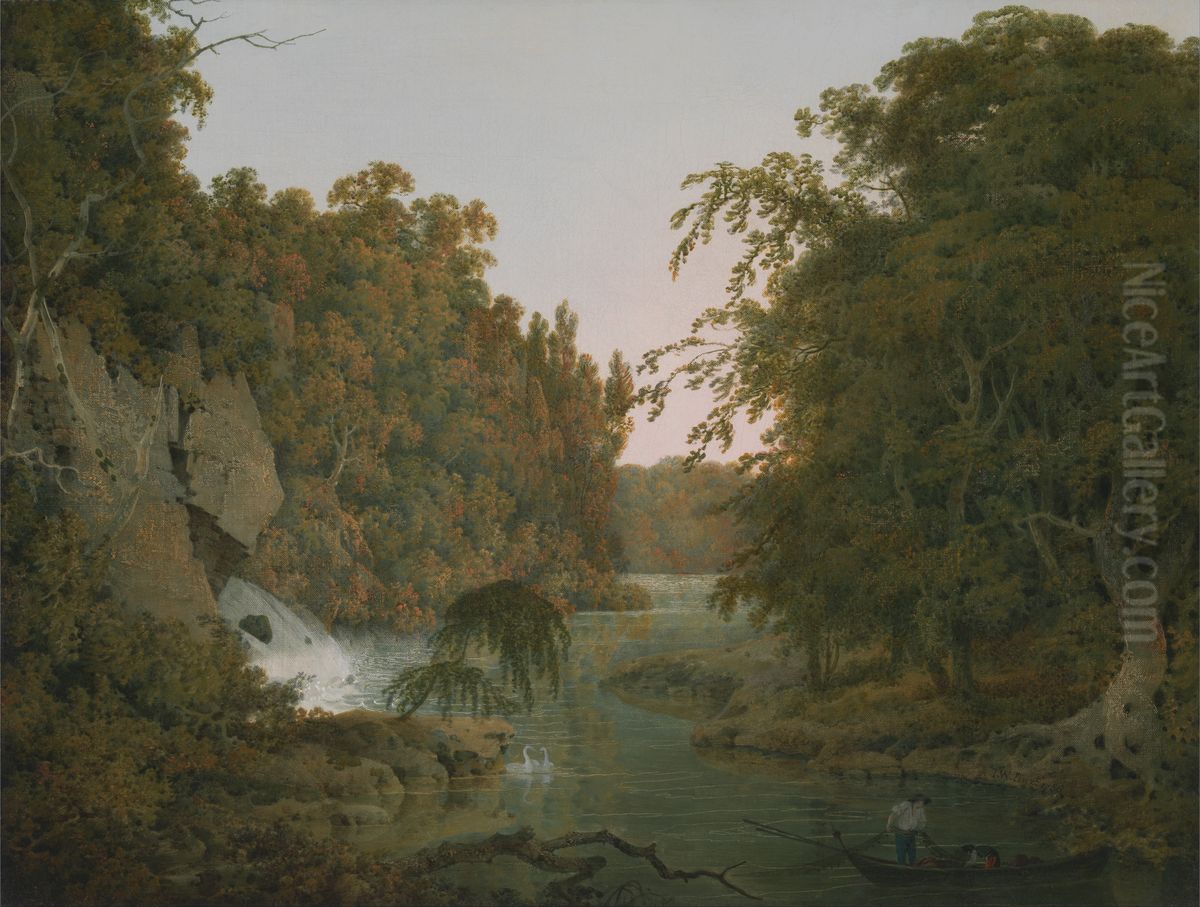 Dovedale Oil Painting by Joseph Wright of Derby
