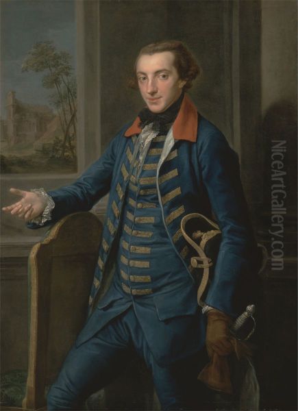 William Weddell Oil Painting by Pompeo Batoni