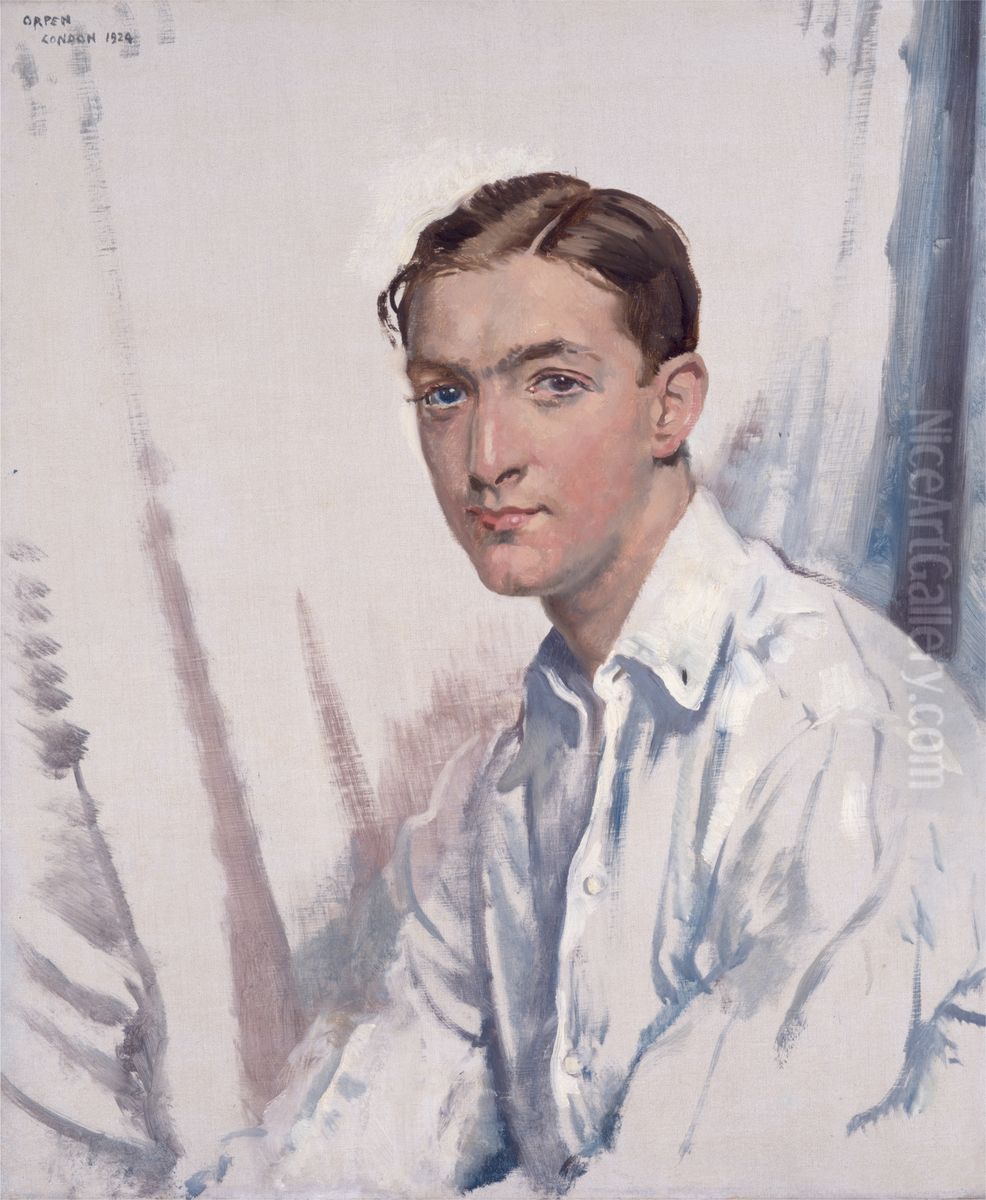 Paul Mellon Oil Painting by William Orpen