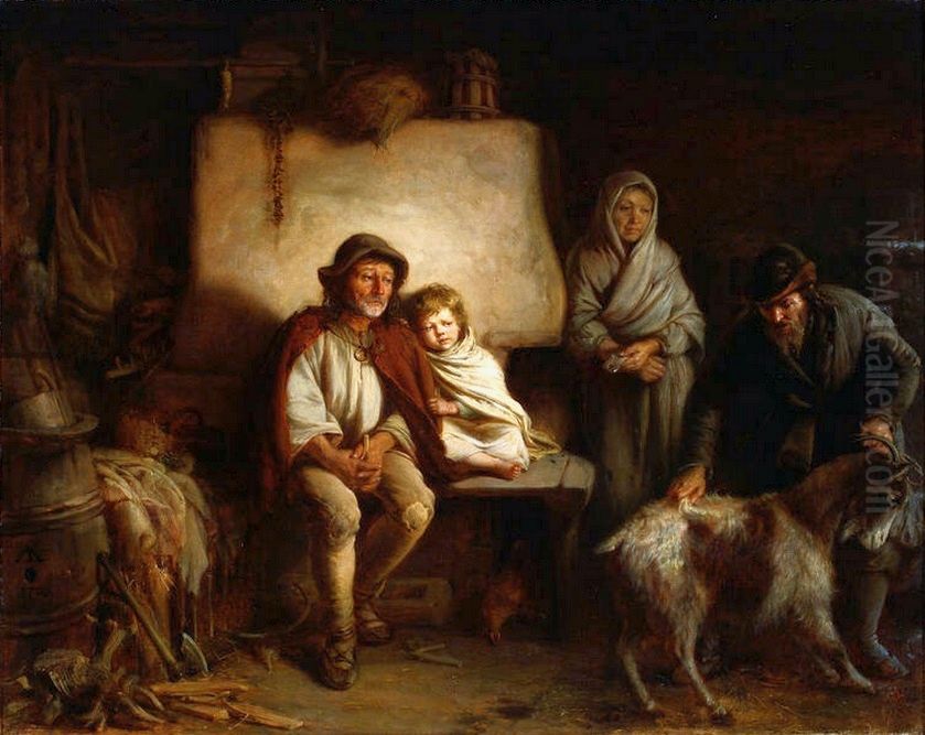 Last one to go Oil Painting by Aleksander Kotsis