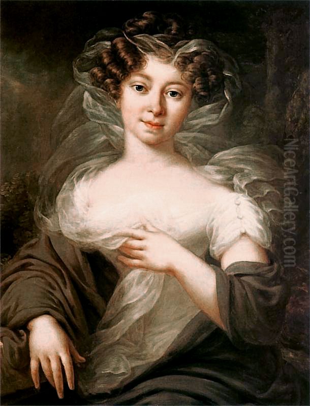 Portrait of Magdalena Luszczewska. Oil Painting by Franciszek Ksawery Lampi