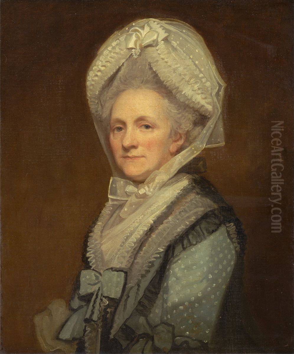 Mrs. Thomas Phipps Oil Painting by George Romney