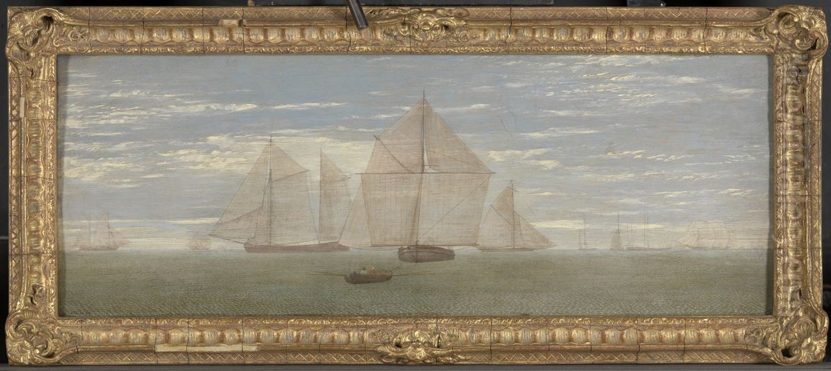 Sailing Ship Oil Painting by Richard Dadd