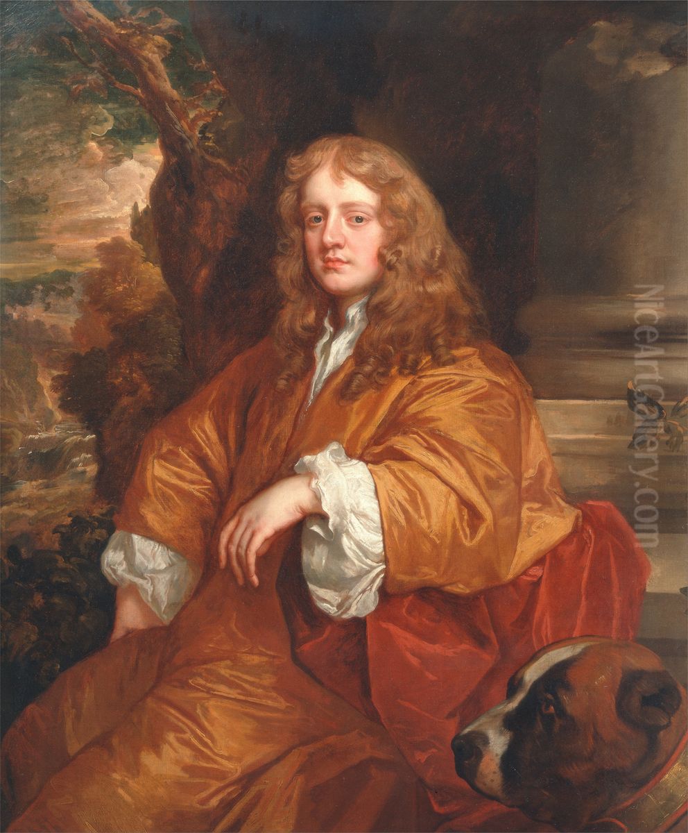 Sir Ralph Bankes Oil Painting by Peter Lely