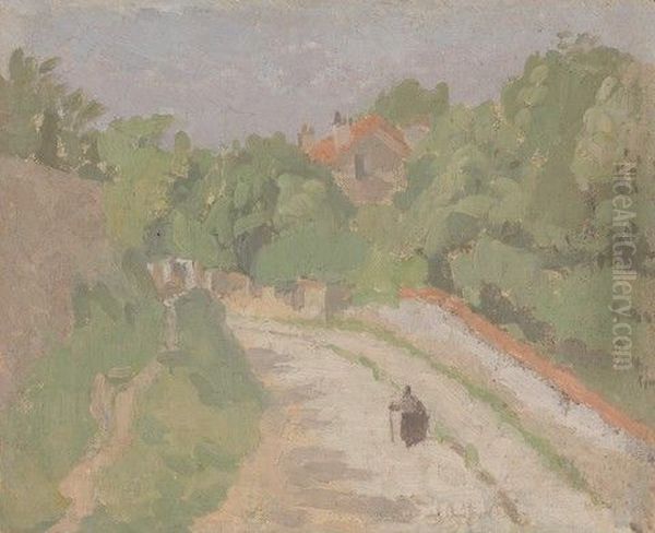 Rue Terre Neuve, Meudon Oil Painting by Gwen John