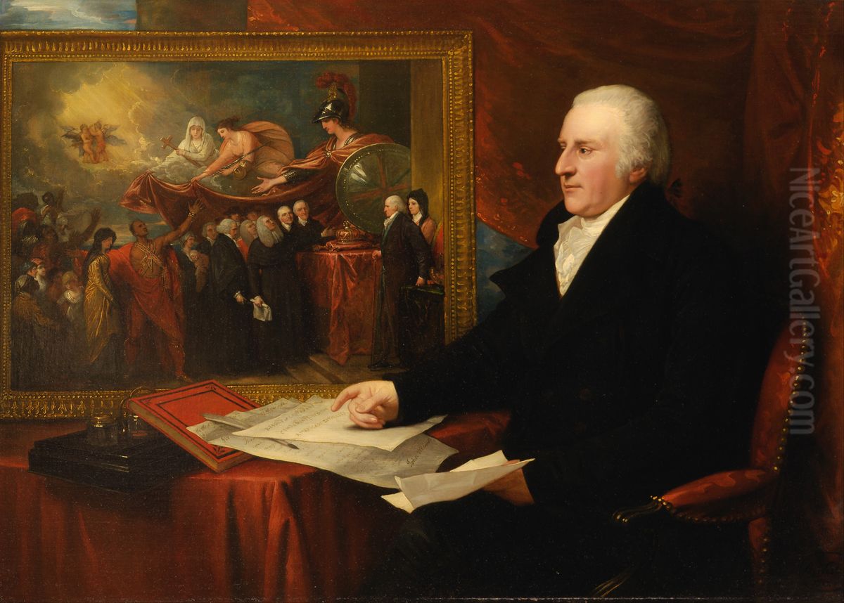 John Eardley Wilmot Oil Painting by Benjamin West