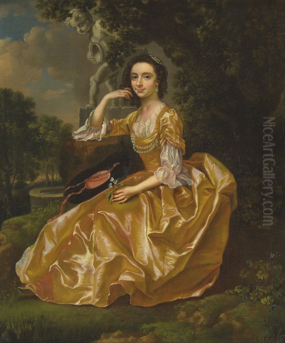 Mrs. Mary Chauncey Oil Painting by Francis Hayman