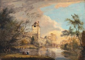 An Unfinished View of the West Gate, Canterbury