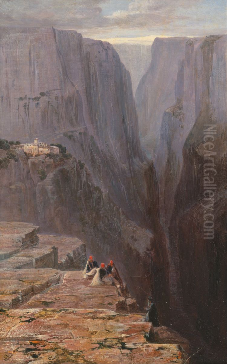 Zagori, Greece Oil Painting by Edward Lear