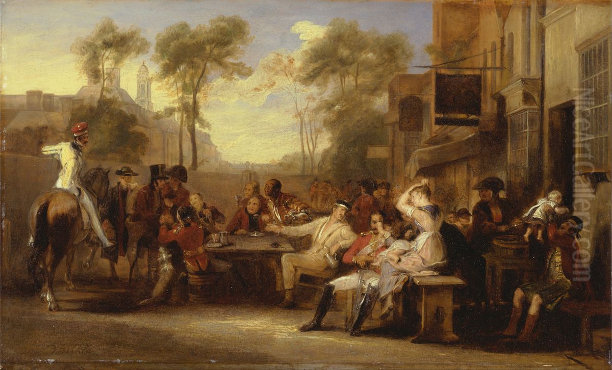 Chelsea Pensioners Receiving the Gazette Announcing the Battle of Waterloo Oil Painting by David Wilkie Chelsea Pensioners Receiving the Gazette Announcing the Battle of Waterloo Oil Painting by David Wilkie